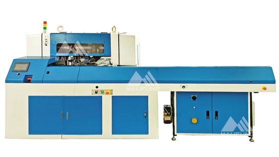 Máquina recortadora automática avanzada de tres cuchillas de alta precisión