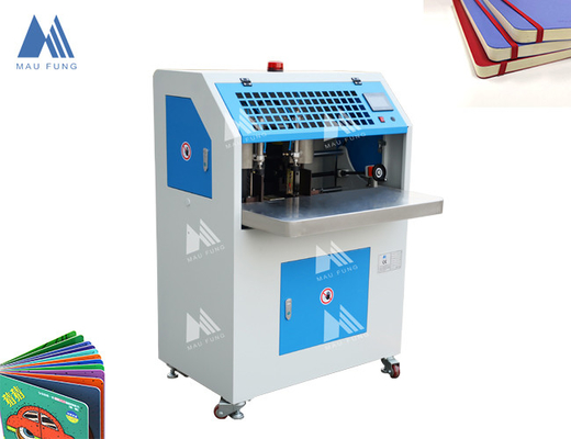 Máquina de corte de esquina neumática de 100 mm de altura 490 * 450 mm Máquina de encuadernación de libros de tapa dura