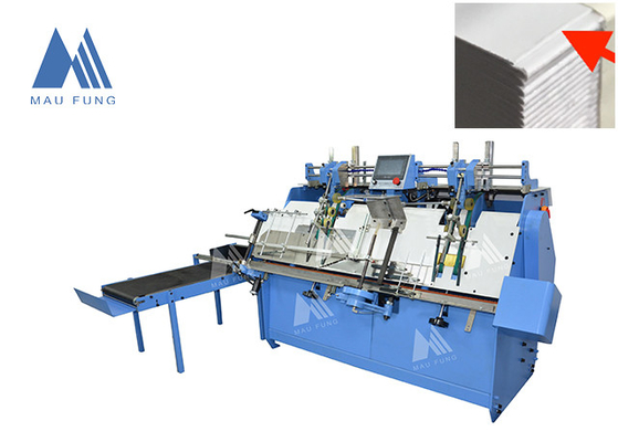 Máquina automática de carpetado de extremo de cuaderno de alta velocidad para inserción de páginas y encuadernación de cuadernos MF-EIM450