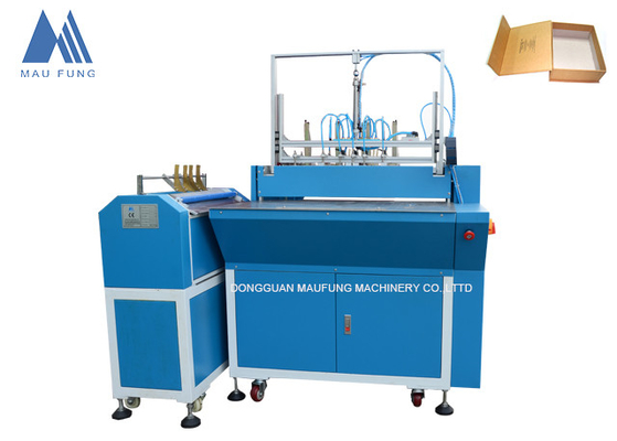 Máquina de pegado de papel semiautomático joyería regalo caja rígida máquina de hacer caja de cartón 5 pcs máquina de hacer caja MF-SCM500A