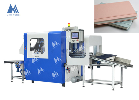 Máquina de aplicación de banda elástica de cubierta dura totalmente automática para portátiles de banda elástica de unión MF-FEM450