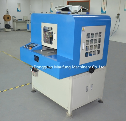 Máquina de inserción de banda elástica semiautomática Maufung para A7 Diarios de cuero de tamaño pequeño portátiles MF-SEM450