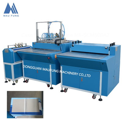 Maufung China Fábrica de dos estaciones Semi-auto caso fabricante para portátiles de tapa dura MF-SCM500A2