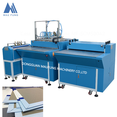 Maufung Dos Estaciones Máquina de fabricación de cajas duras semiautomática para libros de tapa dura de unión MF-SCM500A2