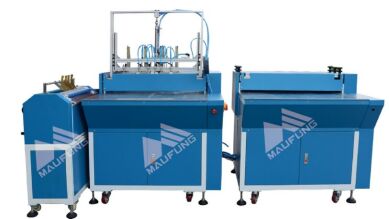 Máquina de envoltura de cartón gris de doble estación para la fabricación de estuches de libros MF-SCM500A2