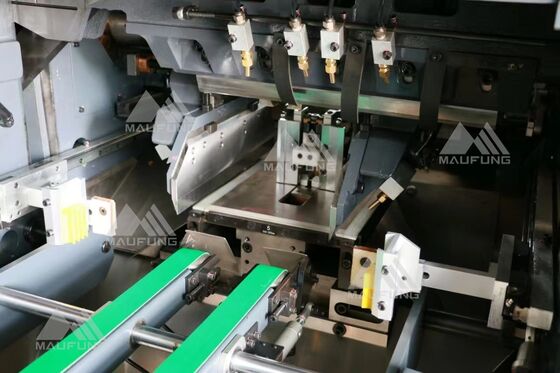 Máquina automática de recortado de tres cuchillos Janpanese Keyance Sistema de control PLC Sistema ISM de acoplamiento escalable