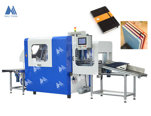 Tamaño A4 Máquina de inserción de carcasa dura totalmente automática de banda elástica de tapa dura Máquina de encuadernación de libros MF-FEM450