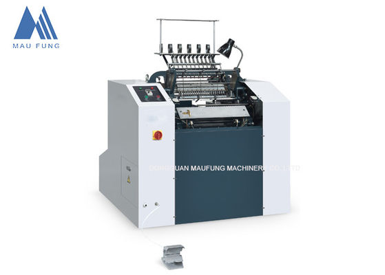 Máquina de costura de hilo de unión de libros de programación de PLC semiautomático