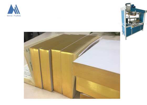 Máquina de estampado de cubierta dura de libro, bloque de borde, máquina de dorado, máquina de estampado MF-400C