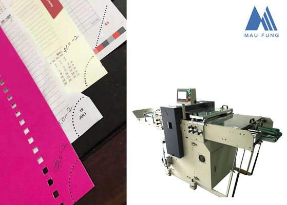 La página rasga la máquina de la perforación de las esquinas para el cuaderno duro MF-PBM350 de los libros de la cubierta