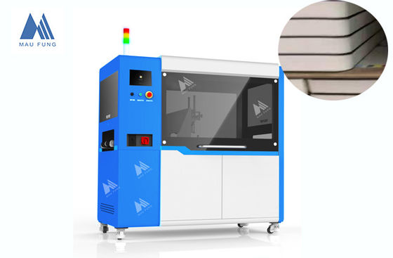 Máquina de corte de esquina redonda de cuero con doble cabeza totalmente automática para portátiles MF-ACM380