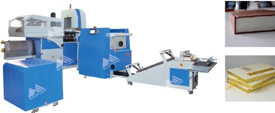 Máquina automática de encuadernación de cuadernos con 600 pcs/hora Velocidad 380V 9KW Máquina automática de carcasa de libros de tapa dura